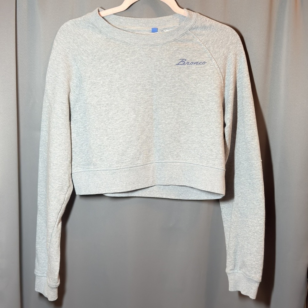 Pacsun FORD Bronco '66 Vintage Crewneck Cropped Sweatshirt Women's Sz S
